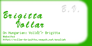 brigitta vollar business card